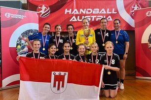 Junior-Handballteam Mädchen 2023: Bundesmeistertitel in Radstadt junior-HB-2023